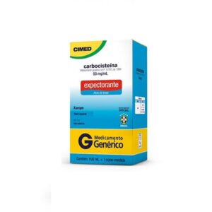 Carbocisteína 50mg/ml Xarope Com 100ml Cimed Genéricos
