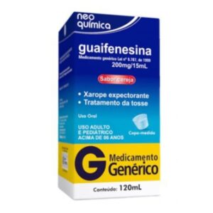 Guaifenesina 13,3mg/ml Xarope Com 120ml Neo Quimica Genéricos