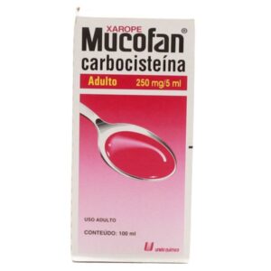 Mucofan 50mg/ml Xarope Adulto Com 100ml Uniao Quimica