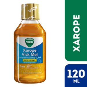 Xarope Vick 16mg/ml Sabor Mel Com 120ml Procter e Gamble