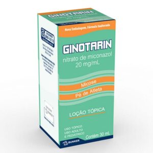 Ginotarin 20mg/ml Loção Topica Com 30ml Valeant