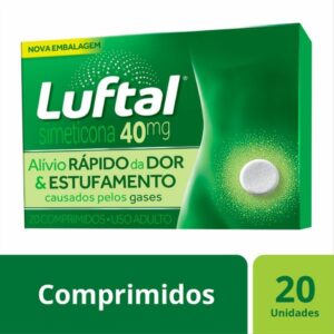 Luftal 40mg Com 20 Comprimidos Reckitt Benckiser