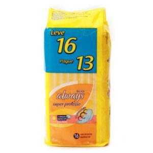 Absorvente Always Basico Seca Com Abas Com 16 Unidades