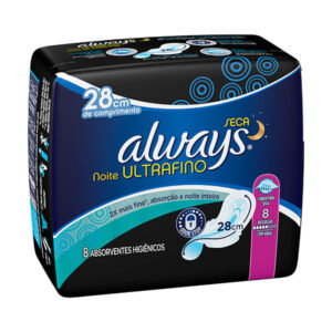 Absorvente Always Noite Seca Com Abas Com 32 Unidades