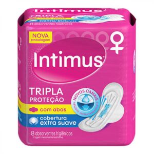 15363709393-7896007540617.jpg Absorvente Intimus Normal Suave Com Abas Com 8 Unidades