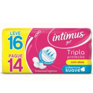 15363709423-7896007545094.jpg Absorvente Intimus Tripla Proteção Suave Com Abas Com 16 Unidades