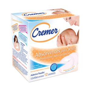 Absorvente Para Seios Cremer Com 12 Unidades