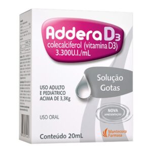 Addera D3 3300ui/ml Solução Oral Gotas Com 20ml Cosmed