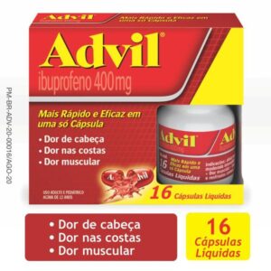 Advil 400mg Com 16 Cápsulas Glaxosmithkline
