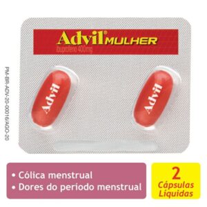 Advil Mulher Com 2 Cápsulas Mole Glaxosmithkline