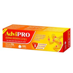 Advipro Diclofenaco Dietilamônio 11,6mg/g Gel Com 60gGlaxosmithkline