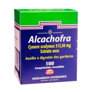 Alcachofra 312,5mg Com 100 Comprimidos Aspen Pharma