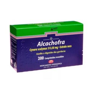 Alcachofra 312,5mg Com 200 Comprimidos Aspen Pharma