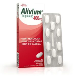 Alivium 400mg Com 10 Comprimidos Cosmed