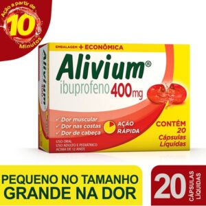 Alivium 400mg Com 20 Cápsulas Mole Cosmed