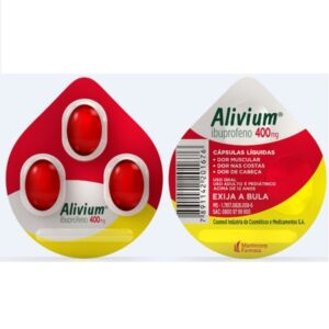 Alivium 400mg Com 3 Cápsulas Mole Cosmed