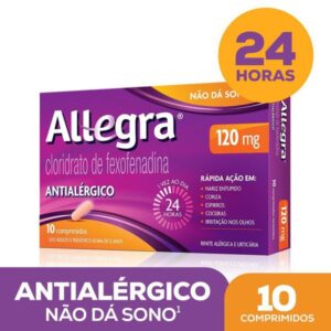 Allegra 120mg Com 10 Comprimidos Sanofi Medley