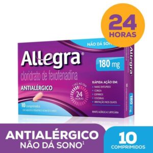 Allegra 180mg Com 10 Comprimidos Sanofi Medley