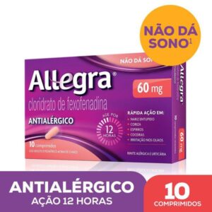 Allegra 60mg Com 10 Comprimidos Sanofi Medley