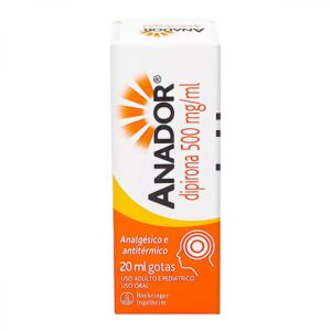 Anador 500mg/ml Solução Oral Gotas Com 10ml Sanofi Medley