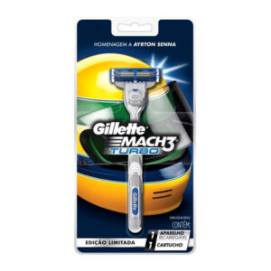 Aparelho de Barbear Gillette Mach3 Turbo Com 1 Unidade