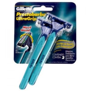 Aparelho de Barbear Gillette Prestobarba Ultragrip2 Móvel Com 2 Unidades