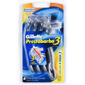 Aparelho de Barbear Gillette Prestobarba3 Leve 4 Pague 3