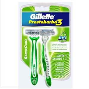 Aparelho de Barbear Gillette Prestobarba3 SenseCare Unidade