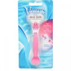 Aparelho de Barbear Gillette Venus Rosada Com 3 Laminas Unidade
