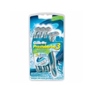Aparelho de Barbear Prestobarba 3 Ice Com 4 Unidades
