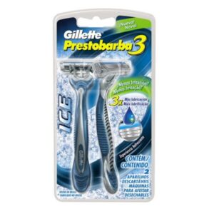 Aparelho de Barbear Prestobarba3 Ice Com 2 Unidades
