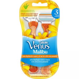 Aparelho de Barbear Venus3 Tropical Com 3 Unidades