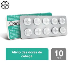 Aspirina 500mg Com 10 Comprimidos Bayer
