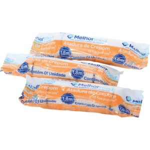 Atadura de Crepom Rolo Com 8cm x 1,8m Melhormed