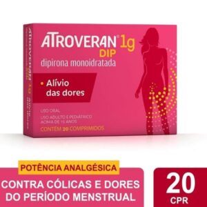 Atroveran Dip 1g Com 20 Comprimidos Cosmed