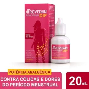 Atroveran Dip 500mg/ml Solução Oral Gotas Com 20ml Cosmed
