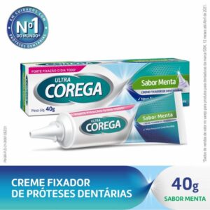 Creme Fixador de Dentadura Ultra Corega Menta Com 40g