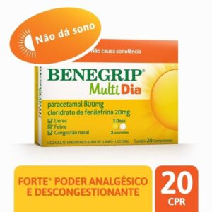 Benegrip Multi Dia Com 20 Comprimidos Cosmed