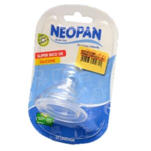 Bico de Mamadeira Neopan Silicone Convencional Ref-1271 Unidade