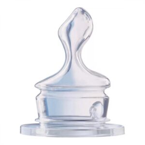 Bico de Mamadeira Nuk Silicone Consistente Tamanho 2 Com 2 Unidades