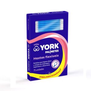 Hastes Flexíveis York Palinetes Econômica Com 75 Unidades
