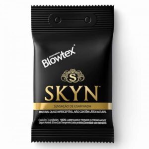 Preservativo Blowtex Skyn Lubrificado Com 3 Unidades