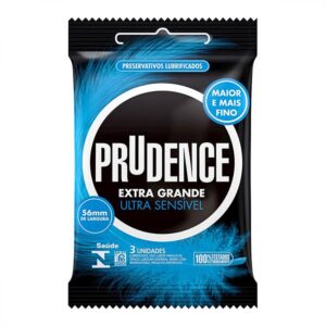 Preservativo Prudence Ultra Sensitive Com 3 Unidades