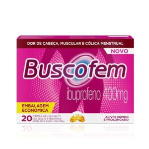 Buscofem 400mg Com 20 Cápsulas Mole Hypera