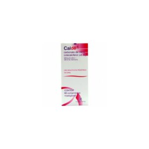 Caldê 1500mg + 400ui Com 60 Comprimidos Mastigáveis Marjan