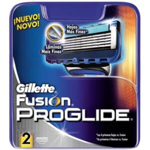 Carga para Aparelho de Barbear Gillette Fusion Proglide Com 2 Unidades