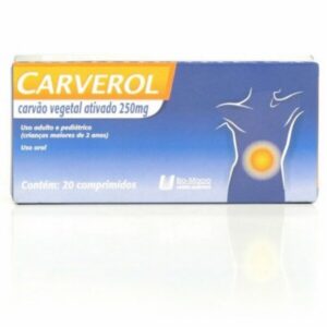 Carverol 250mg Com 20 Comprimidos União Química