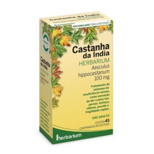 Castanha da India 100mg Com 45 Comprimidos Herbarium