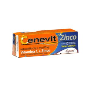 Cenevit Zinco 1g + 10mg Com 10 Comprimidos Efevercentes Legrand
