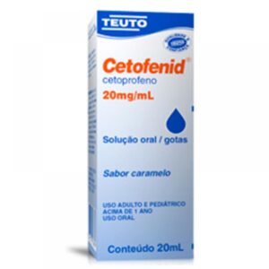 Cetofenid 20mg/ml Solução Oral Gotas Com 20ml Teuto